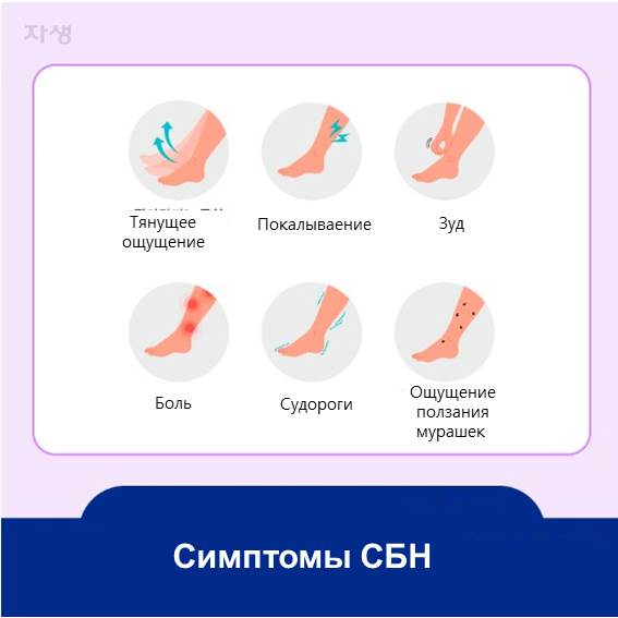 На данный момент точные механизмы RLS остаются неясными, но считается, что это связано с дисбалансом допамина в мозге. Большинство случаев СБН являются первичными, то есть возникают без конкретной причины, и также наблюдается генетическая предрасположенность. Уровень стресса может усугубить симптомы СБН.